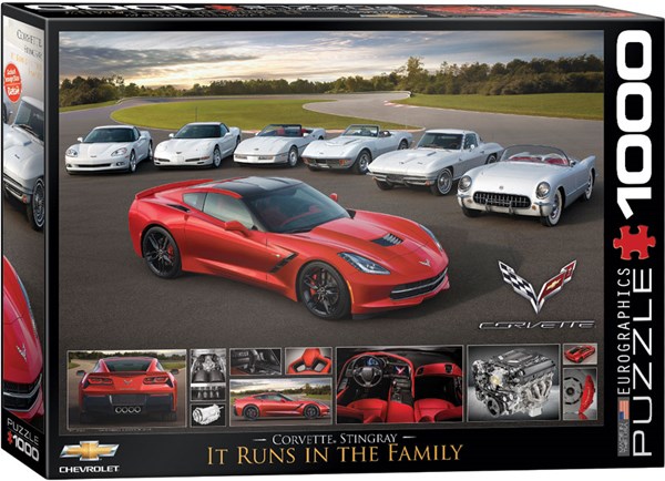 Eurographics (6000-0736) - "2014 Corvette Stingray" - 1000 brikker puslespil
