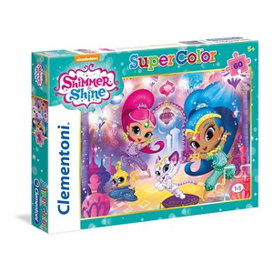 Clementoni (26969) - "Shimmer & Shine" - 60 brikker puslespil