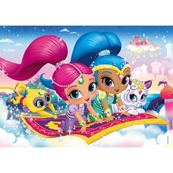 Clementoni (27991) - "Shimmer & Shine" - 104 brikker puslespil
