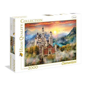 Clementoni (32559) - "Neuschwanstein, Germany" - 2000 brikker puslespil