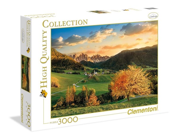 Clementoni (33545) - "The Alps" - 3000 brikker puslespil