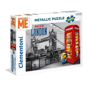 Clementoni (39412) - "Minions i London" - 1000 brikker puslespil