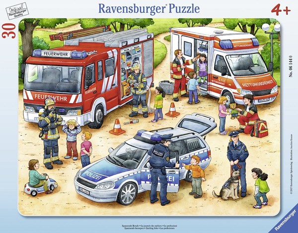 Ravensburger (06144) - "Exciting Professions" - 30 brikker puslespil