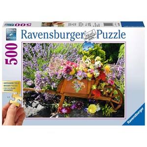 Ravensburger (13685) - "Flowers" - 500 brikker puslespil