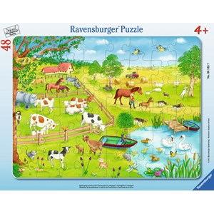 Ravensburger (06145) - "Walk in the Countryside" - 48 brikker puslespil
