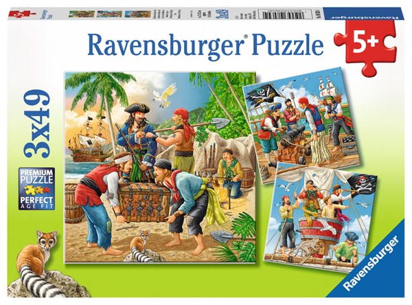 Ravensburger (08030) - "Pirates" - 49 brikker puslespil