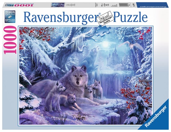 Ravensburger (19704) - "Winter Wolves" - 1000 brikker puslespil