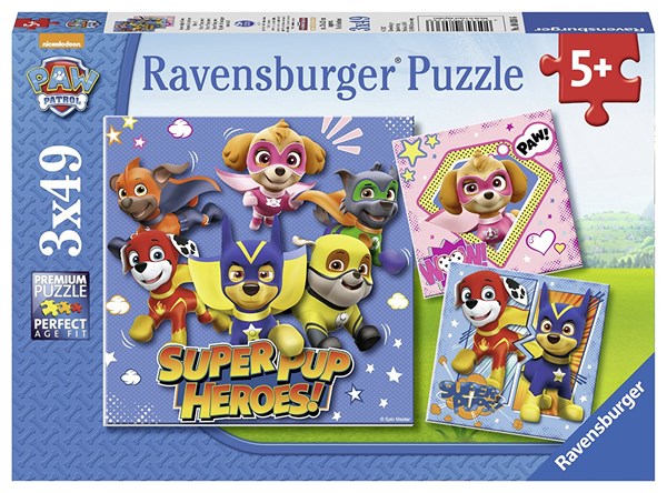 Ravensburger (08036) - "Paw Patrol" - 49 brikker puslespil