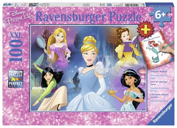 Ravensburger (13699) - "Disney Princess" - 100 brikker puslespil