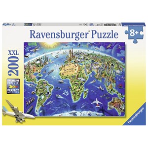 Ravensburger (12722) - "Big, wide world" - 200 brikker puslespil