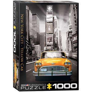 Eurographics (6000-0657) - "New York City Yellow Cab" - 1000 brikker puslespil