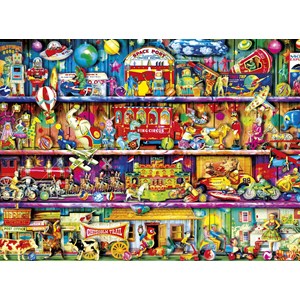 Buffalo Games (11744) - Aimee Stewart: "Vintage Toy Shelf" - 1000 brikker puslespil