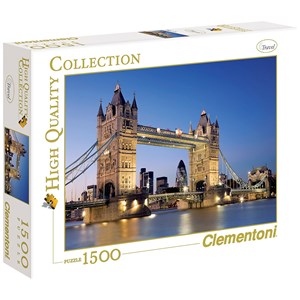 Clementoni (31983) - "Tower Bridge, London" - 1500 brikker puslespil