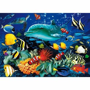 Clementoni (39186) - "Under Water Life" - 1000 brikker puslespil