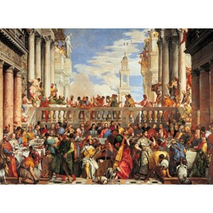 Clementoni (31417) - Paolo Veronese: "The Wedding at Cana" - 1000 brikker puslespil