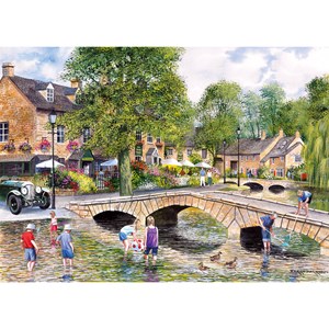 Gibsons (G6072) - Terry Harrison: "Bourton on the Water" - 1000 brikker puslespil