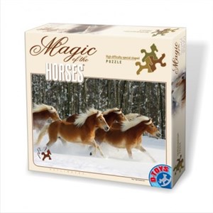 D-Toys (65933-HH04) - "Horses Magic, Haflinger IV" - 239 brikker puslespil