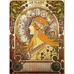 D-Toys (66930-MU02) - Alphonse Mucha: "Zodiac" - 1000 brikker puslespil