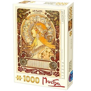 D-Toys (66930-MU02) - Alphonse Mucha: "Zodiac" - 1000 brikker puslespil