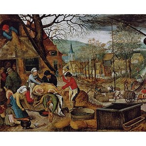 D-Toys (66947-BR03) - Pieter Brueghel the Elder: "Autumn" - 1000 brikker puslespil