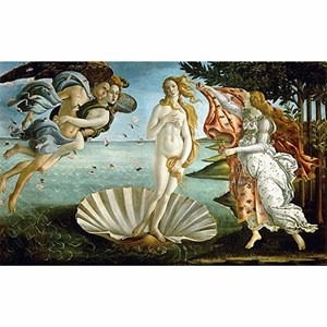 D-Toys (66954-RN04) - Sandro Botticelli: "The Birth of Venus" - 1000 brikker puslespil