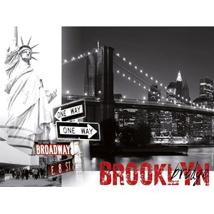 Ravensburger (16268) - "Brooklyn Bridge" - 1500 brikker puslespil