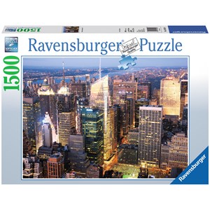 Ravensburger (16226) - "Midtown Manhattan, New-York" - 1500 brikker puslespil