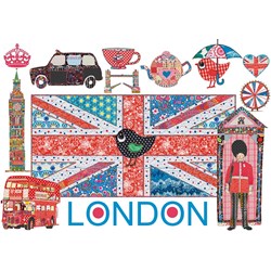 Ravensburger (19372) - Steph Dekker: "London" - 1000 brikker puslespil