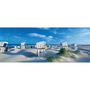Ravensburger (15054) - "Beach Chairs On Sylt" - 1000 brikker puslespil