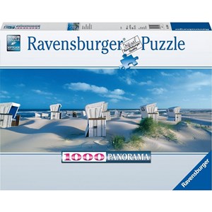 Ravensburger (15054) - "Beach Chairs On Sylt" - 1000 brikker puslespil