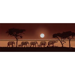 Ravensburger (15110) - "Crossing the Savannah" - 1000 brikker puslespil
