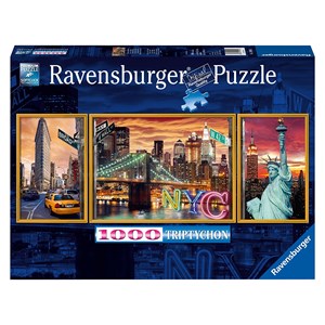 Ravensburger (19995) - "Sparkling New York" - 1000 brikker puslespil