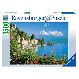 Ravensburger (16253) - "Lake Maggiore, Italy" - 1500 brikker puslespil
