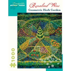 Pomegranate (AA924) - Rosalind Wise: "Geometric Herb Garden" - 1000 brikker puslespil