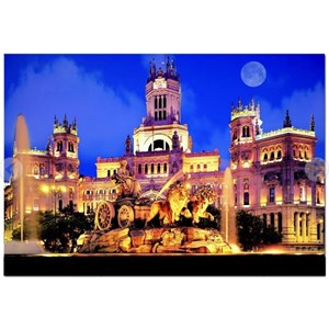 Educa (14135) - "Cibeles Square, Madrid, Spain" - 1000 brikker puslespil