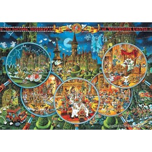 Heye (29407) - "Vampyr slottet" - 2000 brikker puslespil