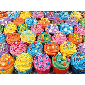 Clementoni (35057) - "Colorful Cupcakes" - 500 brikker puslespil