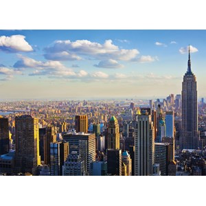 Ravensburger (19114) - "Manhattan in The Morning, New-York" - 1000 brikker puslespil