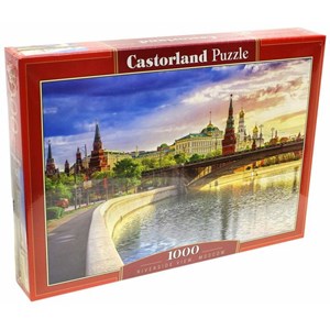 Castorland (C-103348) - "Riverside view, Moscow, Russia" - 1000 brikker puslespil