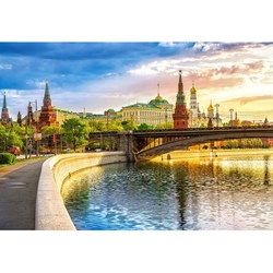 Castorland (C-103348) - "Riverside view, Moscow, Russia" - 1000 brikker puslespil