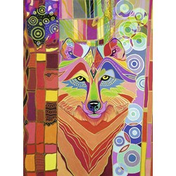 Ravensburger (14368) - "Mystic Wolf, Multi Color" - 500 brikker puslespil