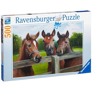Ravensburger (14566) - "Ponies" - 500 brikker puslespil