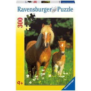 Ravensburger (13031) - "Happy Horses" - 300 brikker puslespil