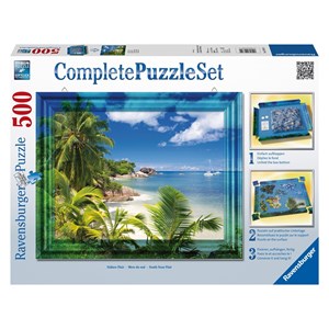 Ravensburger (14889) - "Beach" - 500 brikker puslespil