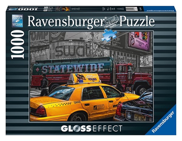 Ravensburger (19443) - "Yellow Taxi" - 1000 brikker puslespil