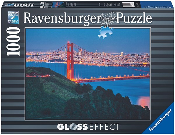 Ravensburger (19441) - "San Francisco" - 1000 brikker puslespil