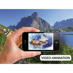 Ravensburger (19303) - "Lofoten Norway" - 1000 brikker puslespil