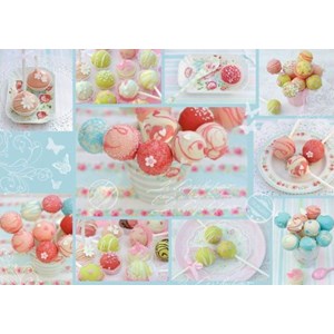 Ravensburger (19368) - "Sukkersøde Cakepops" - 1000 brikker puslespil