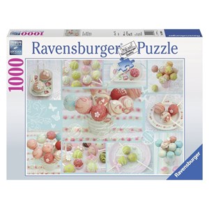 Ravensburger (19368) - "Sukkersøde Cakepops" - 1000 brikker puslespil