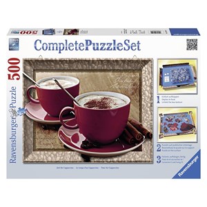 Ravensburger (14892) - "Time for Cappuccino" - 500 brikker puslespil